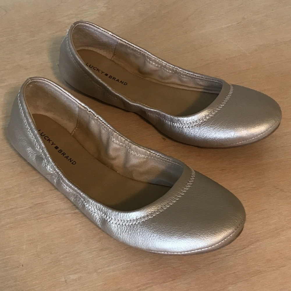 Lucky Brand flats (Platinum Gold)